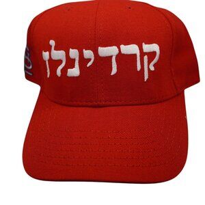 NWT VINTAGE St. Louis Cardinals Hebrew Font Wool Hat American Needle USA Made‎